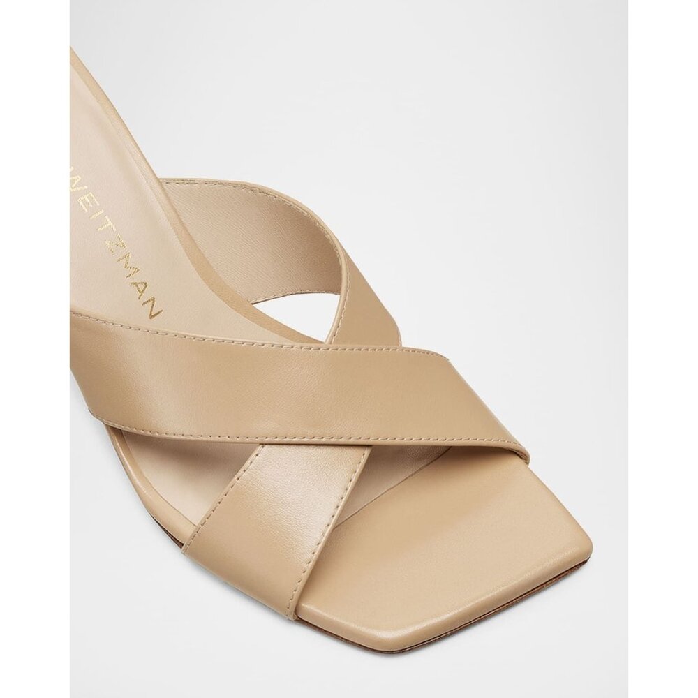 Stuart Weitzman Dayna Slides 75 In Adobe 7 With B… - image 2